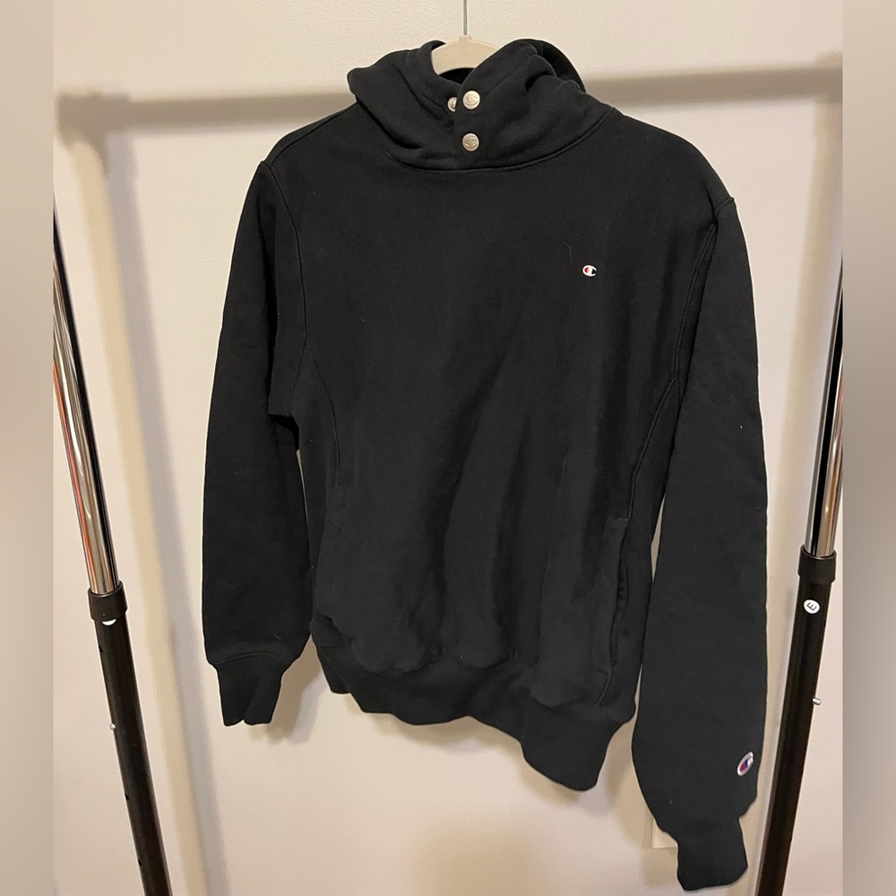 Black Champion Snorkel Hoodie size small